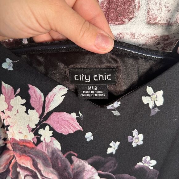 City Chic Maxi Blush Rose Dress NWT SZ 18 - Picture 10 of 15